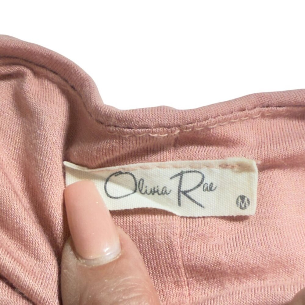 Olivia Ray Women's Maxi Dress Pink Rose Lightweight Sleeveless Straps - Picture 5 of 8